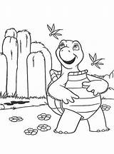 Over The Hedge Coloring Pages Verne Turtle  Free Printable sketch template