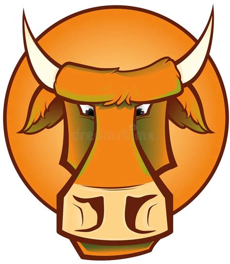 Mad cow cartoon stock vector. Illustration of comic, standing - 9815004