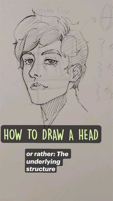 How to draw a head, Tutorial how to draw anime guy, face drawing ...