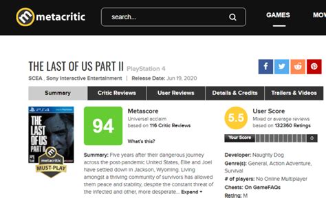 Metacritic changed the user review process for games - WholesGame