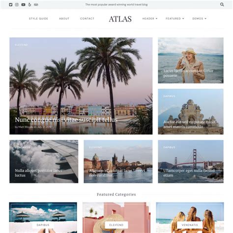 Aena — Minimal Blog & Magazine WordPress Theme – WP.Style