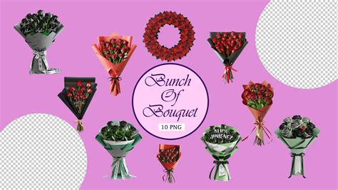 Vivid 3d Rose Wreaths And Bouquets | Graphics Design