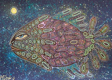 Constellation Pisces: Original Art Acrylic Color Graphics - Etsy