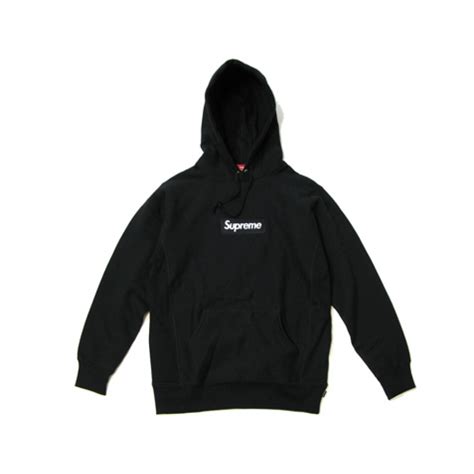 Supreme Box Logo Pullover Hoodie (Black)