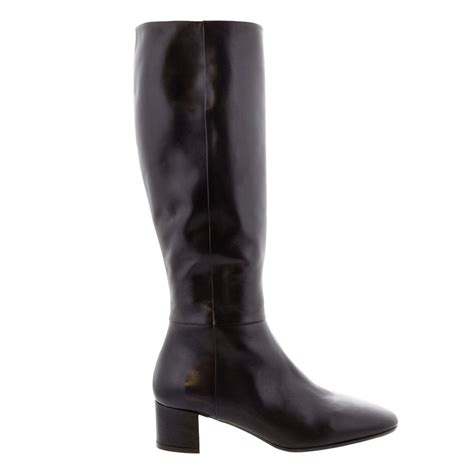 Carl Scarpa Phantom Black Leather Knee High Boots | Jarrold, Norwich