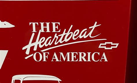 CHEVY Heartbeat of America Sticker - Etsy