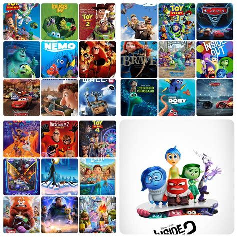 Every Pixar Movie ever released 1995-2024 by relyoh1234 on DeviantArt