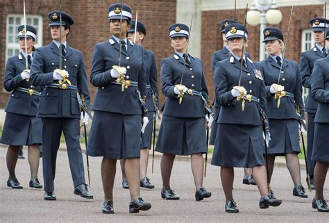 Prince Charles, Marshal of the RAF, inspected the ranks graduating from ...