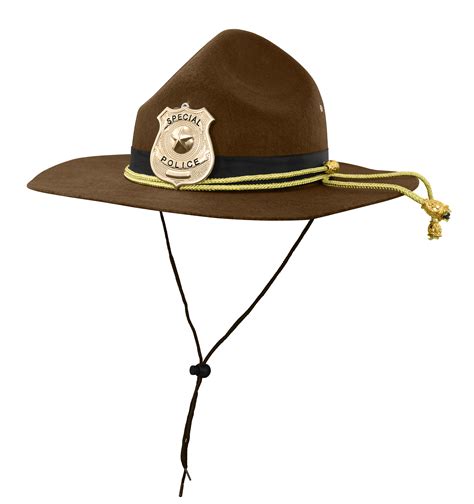 Adult Super State Trooper Highway Patrol Mountie Campaign Ranger Costume Hat 680196956000 | eBay