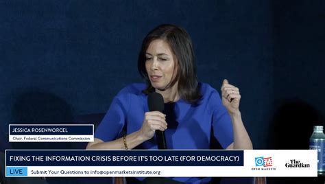 Rosenworcel Weighs in on Big Tech Regulation