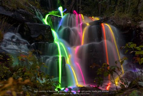 Have fun with this wet method of light painting a waterfall with ...