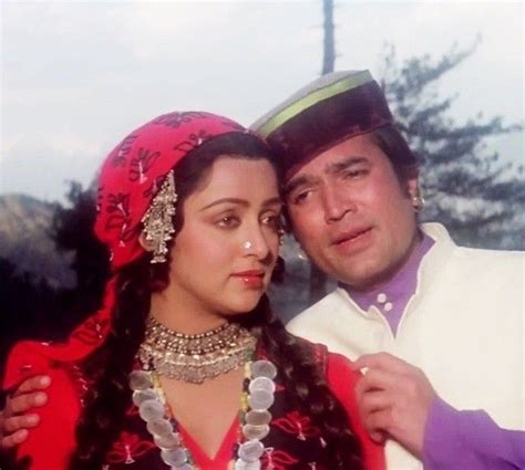 Hema Malini with Rajesh Khanna in Kudrat | Most beautiful indian ...