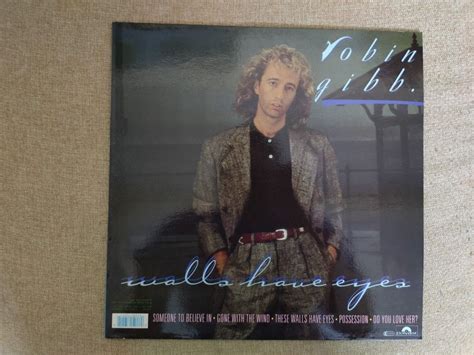 Robin Gibb (Walls Have Eyes) {Mint} vinyl, Hobbies & Toys, Music ...