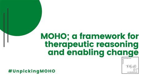 MOHO; A framework for therapeutic reasoning | The MOHO OT