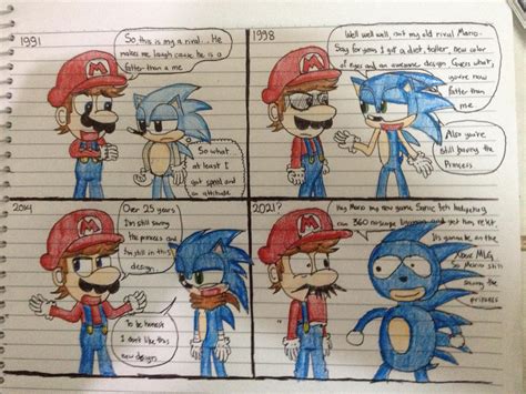 Mario and Sonic Comics 1: New Designs by JaphethStuff on DeviantArt