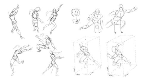 How to Draw Dynamic Poses: Different Action Poses Step by Step