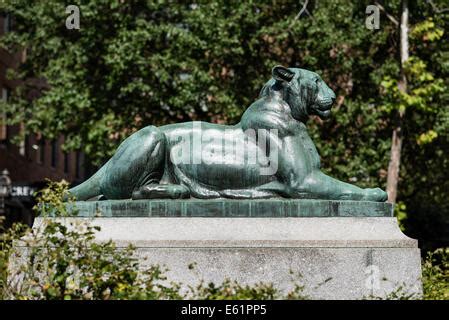 Princeton University Tiger sculpture at Palmer Square, Princeton, New Jersey, USA Stock Photo ...