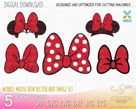 Minnie Mouse Bow Clip Art