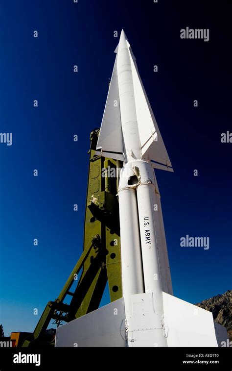 Nike Hercules missile at White Sands Missile Museum in New Mexico Stock Photo - Alamy