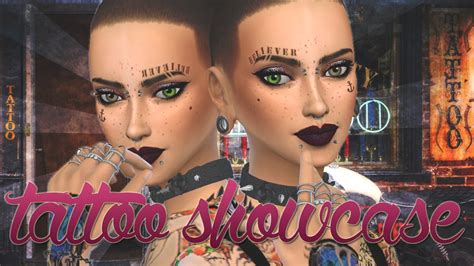 The Sims 4 | Tattoo Showcase - YouTube