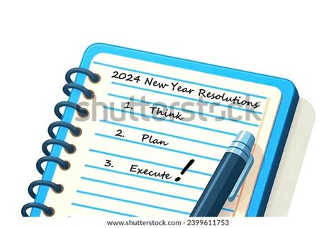 2024 New Years Resolutions Become More Stock Illustration 2399611753 ...