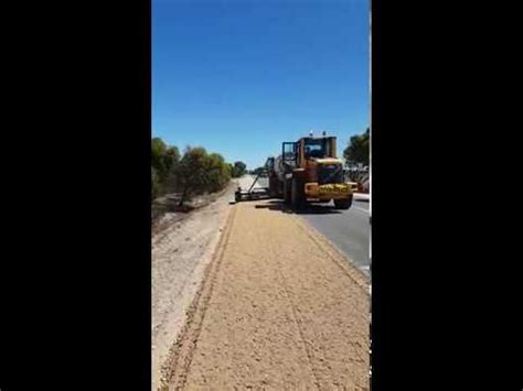 Road Shoulder Construction Topup 2.5m width - YouTube