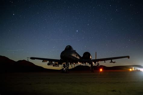 Jet Fighters, Fairchild Republic A-10 Thunderbolt II, Night, Warplane, HD wallpaper | Peakpx