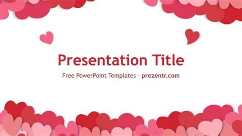 Free Happy Valentine's Day PowerPoint Template - Prezentr