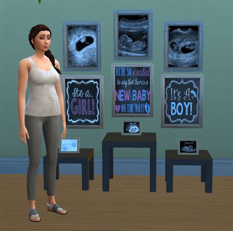 Ultrasound/Pregnancy Paintings by Kaybug513 | Sims 4 toddler, Sims 4 ...