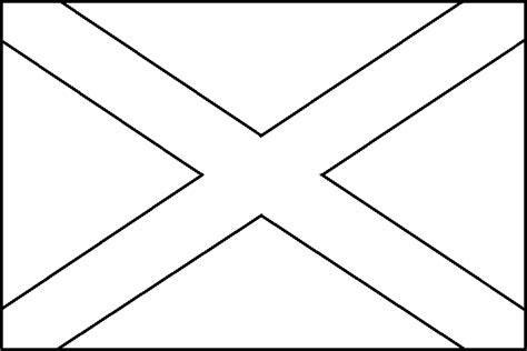 Scotland flag coloring picture