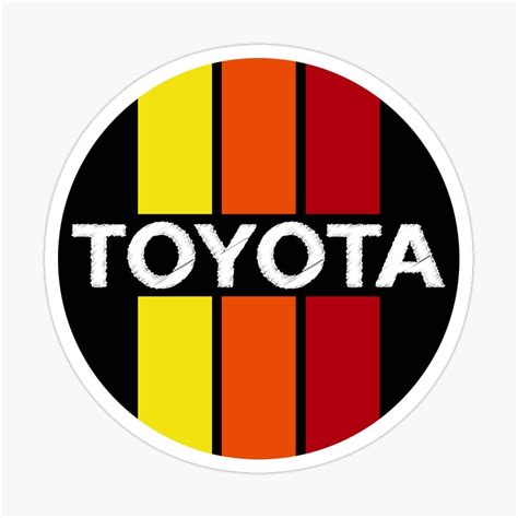 Stickers, Labels & Tags Yota life Toyota retro colors sticker decal Paper & Party Supplies