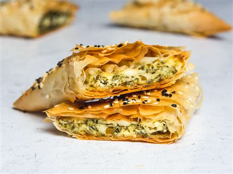 Borek (Armenian Spinach and Cheese Turnovers) Recipe