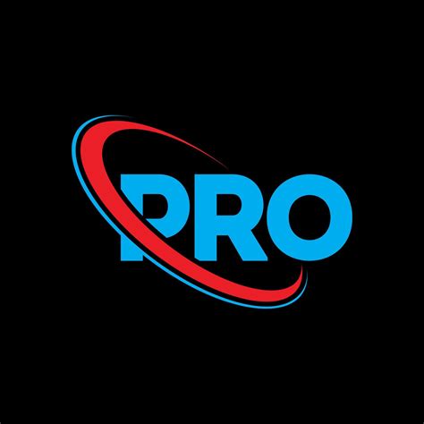 PRO logo. PRO letter. PRO letter logo design. Initials PRO logo linked ...