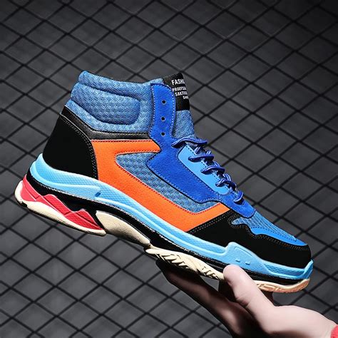 Sneakers Men High Top High Top Sport Running Shoes Men Sport Boots ...