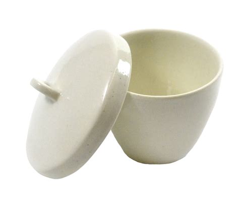 Eisco Porcelain Crucible with Lid, Tall Form 100 mL:Specialty Lab Equipment, | Fisher Scientific