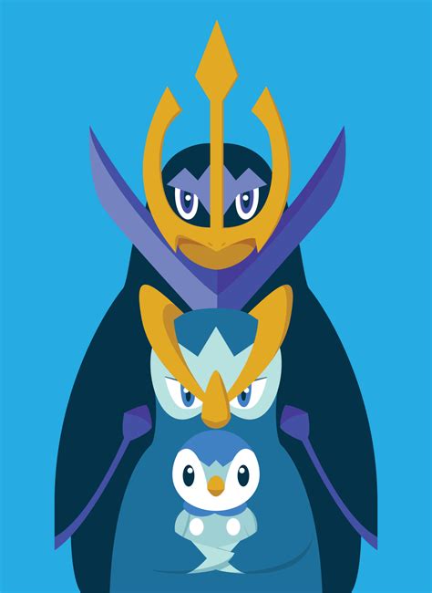 Piplup - Prinplup - Empoleon #393 - #395 evolutions | Piplup, Pokemon costumes, Cute pokemon