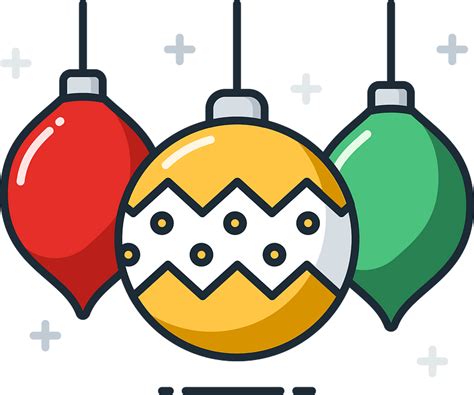 Christmas Tree Ornaments icon. Free download transparent .PNG | Creazilla