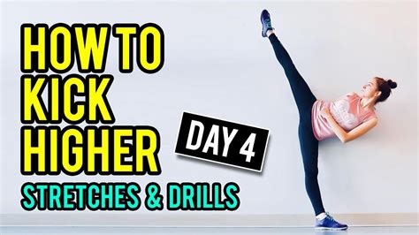 Taekwondo Stretching & Drills to Kick Higher (Day 4) - YouTube