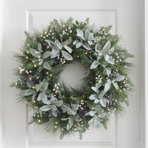 Blue Christmas Wreath | Grandin Road