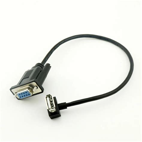 10pcs RS232 DB9 Female to USB 2.0 A Female Serial Cable Adapter Converter 8" Inch 25cm-in Data ...