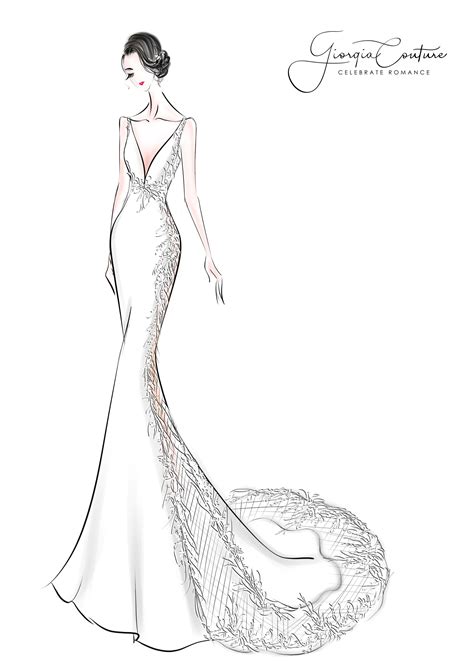 Bespoke - Giorgia Couture | Dress sketches, Fashion drawing dresses, Fashion illustration ...