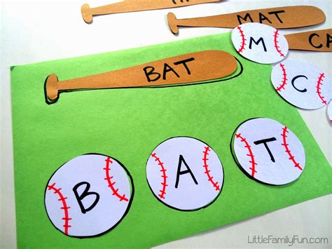 Little Family Fun: Baseball Spelling