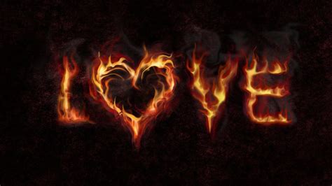 Love Black Fire Abstract 2K - Free Live Wallpaper - Live Desktop Wallpapers