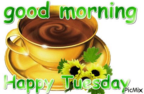 Happy Tuesday Morning Coffee GIF