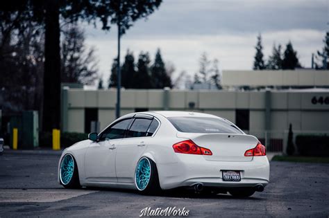 Bagged G37 Sedan. | Carros