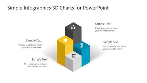 Simple Infographics 3D Charts for PowerPoint - SlideModel