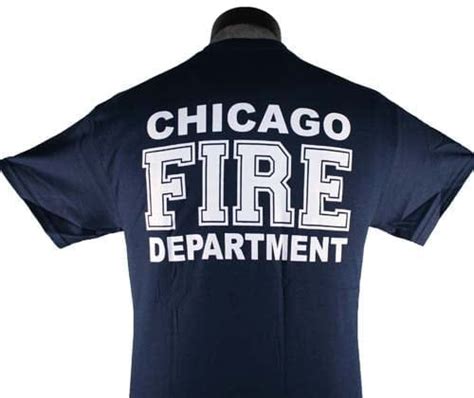 Chicago Fire Department Duty T-Shirt Navy - Chicago Fire and Cop Shop