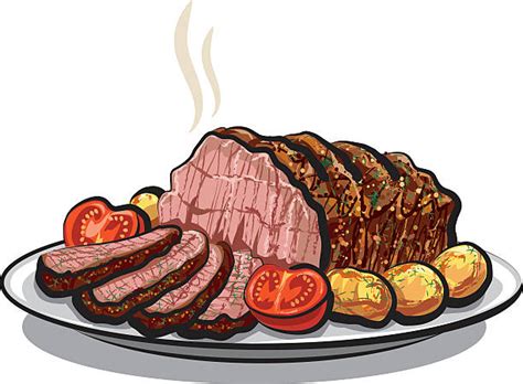 Roast Beef Clip Art, Vector Images & Illustrations - iStock