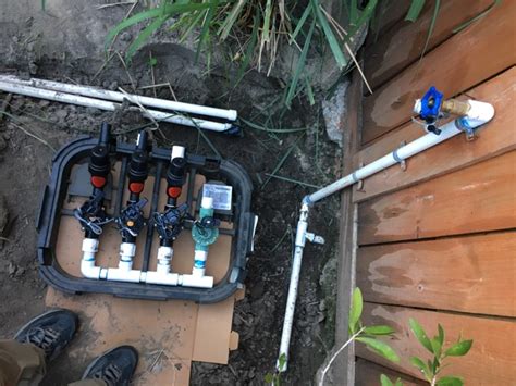 plumbing - Irrigation backflow preventer spigot location question ...