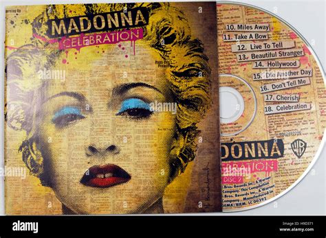 Madonna Celebrations Album,compact disc Stock Photo - Alamy